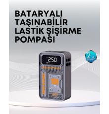 150 PSI Kablosuz Dijital Ekranlı Taşınabilir Araç Lastik Pompası