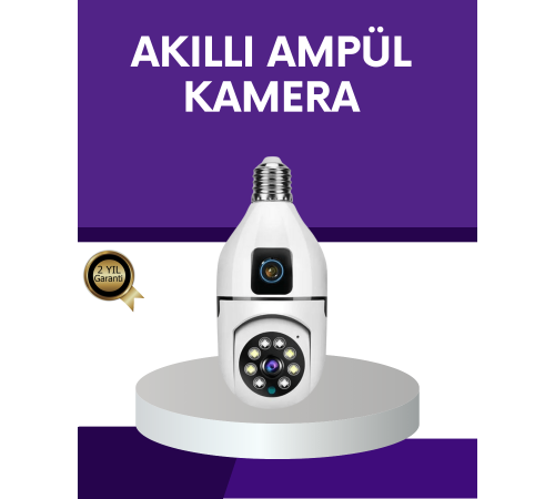 1080P WiFi Ampul Güvenlik Kamerası – Gece Görüş & Uzaktan Erişim