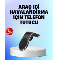 Manyetik Araç Telefon Tutucu – 360° Döner Kalorifer Petekli