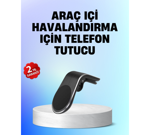 Manyetik Araç Telefon Tutucu – 360° Döner Kalorifer Petekli