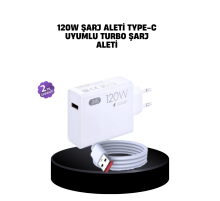 120W Mi Turbo Destekli Hızlı Şarj Cihazı Type-C Uyumlu Akım Korumalı