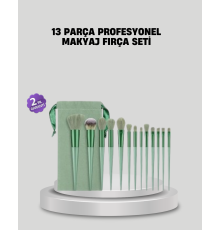 Profesyonel Makyaj Fırça Seti Yumuşak Kıllı Taşınabilir Çantalı