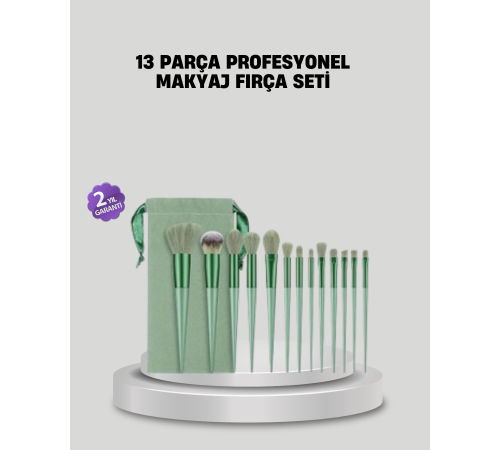 Profesyonel Makyaj Fırça Seti Yumuşak Kıllı Taşınabilir Çantalı