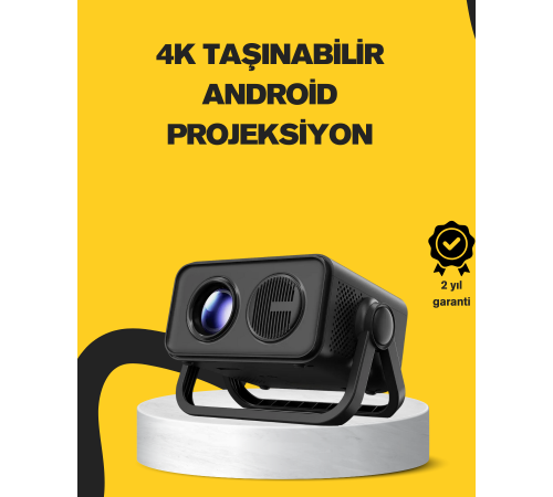 Full HD 1080P HDR Destekli Akıllı Projeksiyon Cihazı Full HD 1080P HDR Destekli Akıllı Projeksiyon Cihazı