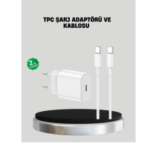 iOS Uyumlu 20W USB-C Hızlı Şarj Cihazı Telefon ve Tablet İçin