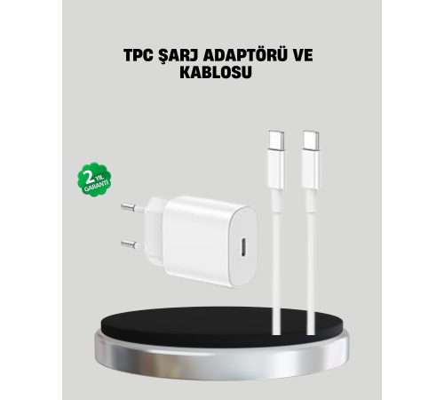 iOS Uyumlu 20W USB-C Hızlı Şarj Cihazı Telefon ve Tablet İçin