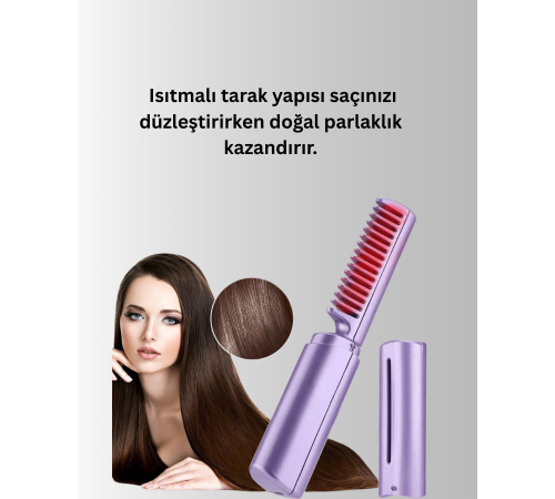 USB Şarjlı Kablosuz Saç Düzleştirici – Seyahat ve Günlük Kullanım USB Şarjlı Kablosuz Saç Düzleştirici – Seyahat ve Günlük Kullanım