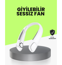 Bıçaksız Güvenli Tasarımlı Sessiz Boyun Fanı