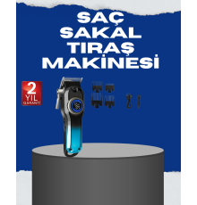 USB Type-C Şarjlı Kablosuz/Kablolu Erkek Tıraş Makinesi