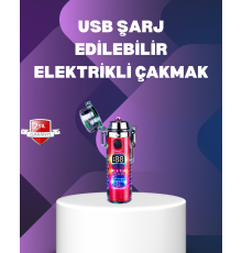 Su Geçirmez Rüzgar Geçirmez Elektronik Ark Çakmak