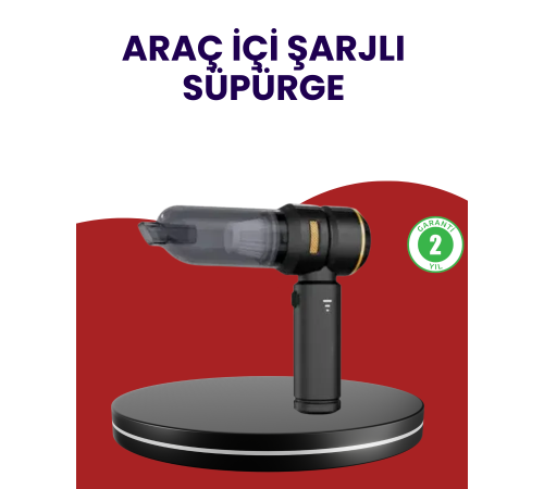 Yüksek Performanslı Araç İçi El Süpürgesi