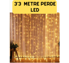 Şelale Tasarımlı Perde LED – Düğün ve Özel Gün Işıkları