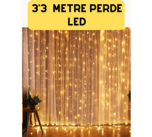 Şelale Tasarımlı Perde LED – Düğün ve Özel Gün Işıkları