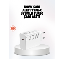 120W Güçlü Hızlı Şarj Adaptörü ve Type-C Kablo Seti – Güvenli Şarj Teknolojisi