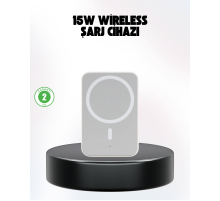 iPhone Serileri ile Uyumlu MagSafe Manyetik Araç Telefon Tutucu ve Şarj Cihazı