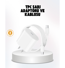 iPhone ve iPad Uyumlu 20W Güvenli USB-C Hızlı Şarj Adaptörü