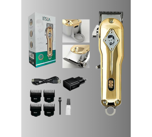 Güçlü Motorlu LCD Ekranlı Şarjlı Tıraş ve Şekillendirme Makinesi