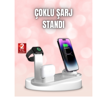 Qi Destekli Tüm Cihazlarla Uyumlu Kablosuz Şarj Ünitesi