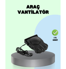 360° Ayarlanabilir Araç İçi Isıtıcı ve Fan