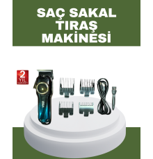 Güçlü Motorlu Paslanmaz Çelik Bıçaklı Saç Kesim Makinesi