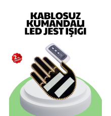 203 LED’li Yüksek Görünürlüklü Jest Işığı