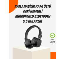 Kristal Netliğinde Ses ve Güçlü Baslı Kablosuz Kulak Üstü