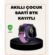 Güvenli Alan ve Acil Çağrı Özellikli Çocuk Akıllı Saati