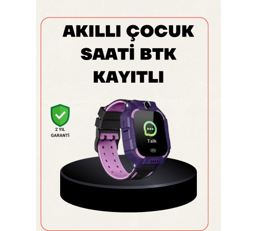 Güvenli Alan ve Acil Çağrı Özellikli Çocuk Akıllı Saati Güvenli Alan ve Acil Çağrı Özellikli Çocuk Akıllı Saati