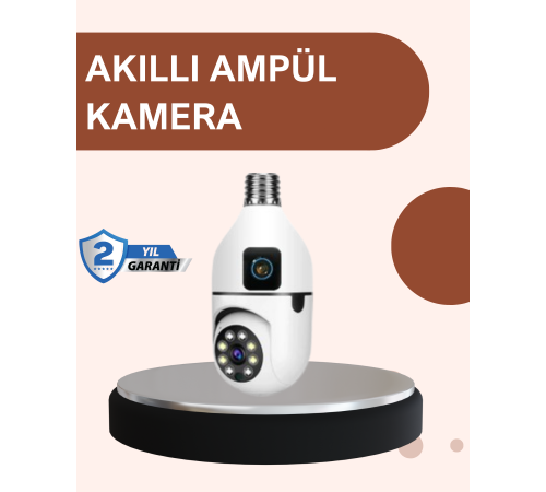2’si 1 Arada Güvenlik Kamerası ve Sel Işığı – Kablosuz Akıllı Kamera