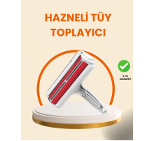 Elektriksiz Hazneli Tüy Temizleyici – Kedi Köpek Tüy Toplama Rulosu