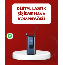 12V Uyumlu Çok İşlevli Akıllı Araç Lastik Pompası