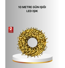 Uzun Ömürlü LED Teknolojili 10 Metre Şık Işıklı Süsleme Seti