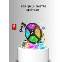Uzaktan Kumandalı RGB Smart Şerit LED Işık Esnek ve Taşınabilir Dekorasyon