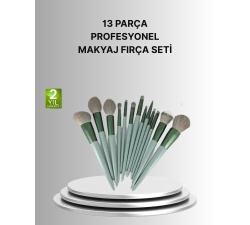 Cilt Dostu Profesyonel Makyaj Fırça Seti Pudra ve Fondöten İçin Uygun