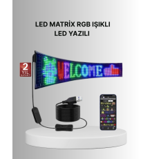 Gece Kullanıma Uygun 16x64 Pixel RGB LED Panel Estetik Atmosfer Işığı
