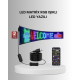 Gece Kullanıma Uygun 16x64 Pixel RGB LED Panel Estetik Atmosfer Işığı
