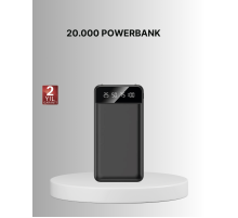 Taşınabilir 20.000 mAh Hızlı Şarj Powerbank 4 Çıkışlı