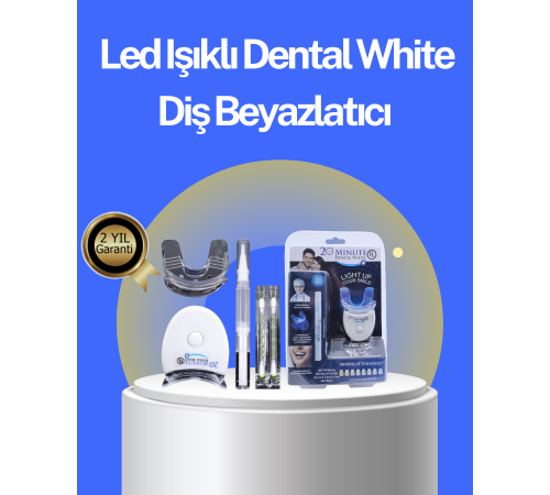 Evde Kullanıma Uygun LED Teknolojili Diş Beyazlatma Kiti