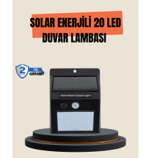4 Modlu Solar LED Bahçe ve Garaj Lambası