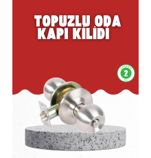 Estetik Güvenli Topuzlu Kapı Kilidi