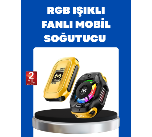 Manyetik Montajlı Dijital Ekranlı Telefon Soğutucu