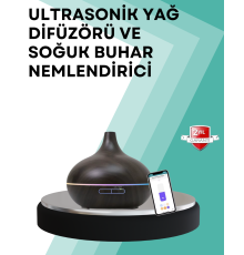 Büyük Su Hazneli Ultrasonik Difüzör ve Oda Nemlendirici