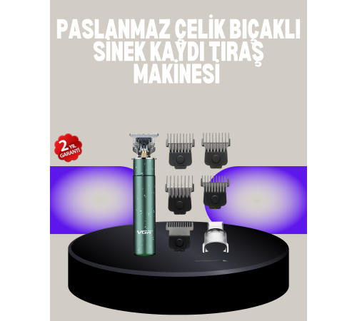 4 Limit Taraklı IPX5 Su Geçirmez Saç Kesme Makinesi