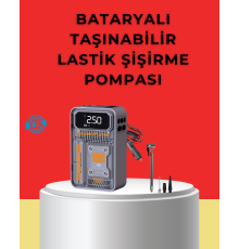 Hızlı Şişirme Güçlü Motorlu 150 PSI Araba Lastik Pompası