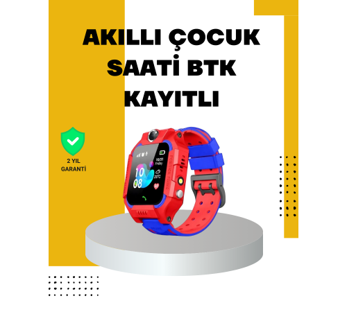 Kamera ve GPS Konumlu Akıllı Çocuk Takip Saati Kamera ve GPS Konumlu Akıllı Çocuk Takip Saati