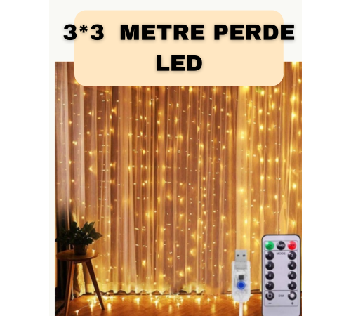İç ve Dış Mekan Perde LED – Bahçe, Balkon ve Veranda İçin