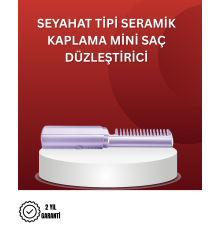 Isıtmalı Saç Düzleştirici Fırça – Kablosuz ve Hafif Tasarım