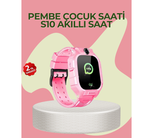 S10 Çocuk Takip Saati Güvenli Alan Uyarısı ve Sesli Mesaj