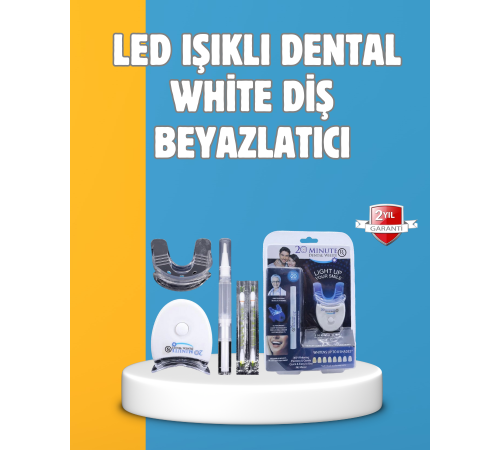 Mavi Işık Teknolojisi ile Güvenli Diş Beyazlatıcı Sistem