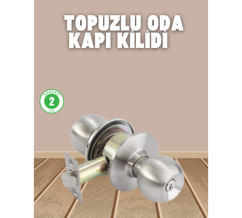 İç ve Dış Mekan Uyumlu Giriş Tipi Topuzlu Kilit İç ve Dış Mekan Uyumlu Giriş Tipi Topuzlu Kilit
